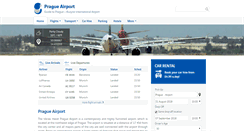 Desktop Screenshot of pragueairport.org